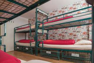 Хостелы Abrahams Hostel Дублин 1 кровать в общем номере с 6 кроватями для гостей обоего пола и собственной ванной комнатой-1